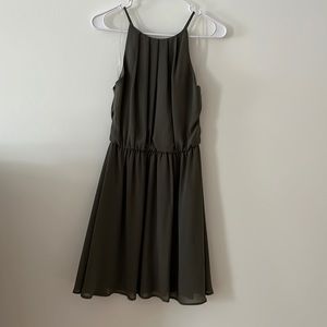 Lush hunter green dress